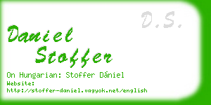 daniel stoffer business card